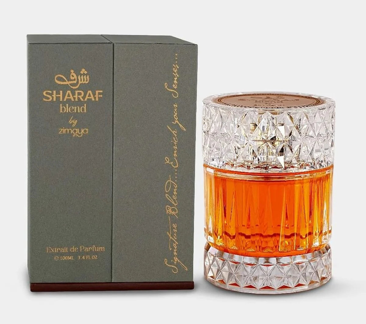 AFNAN ZIMAYA PRECIOUS COLLECTION "SHARAF BLEND" U 3.4 EDP (Ins: Angels Share by Kilian)