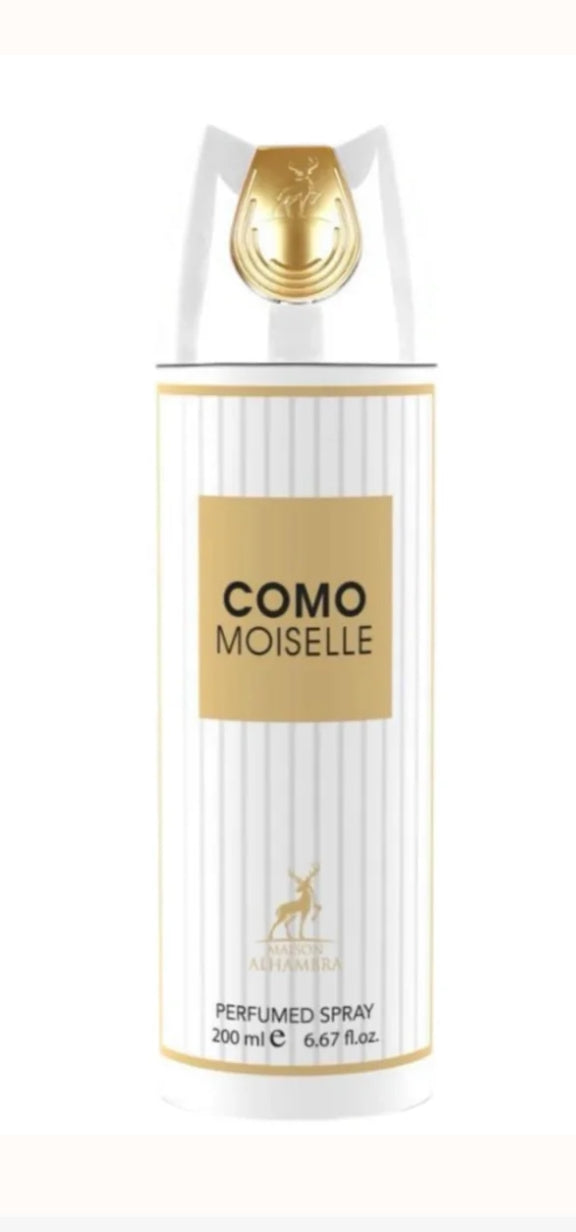 COMO MOISELLE PERFUME BODY SPRAY 200ML BY MAISON ALHAMBRA
