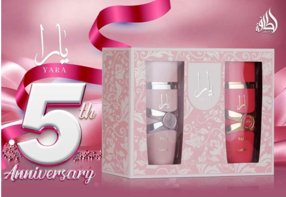 YARA SET EAU DE PARFUM 3.04OZ BY LATTAFA