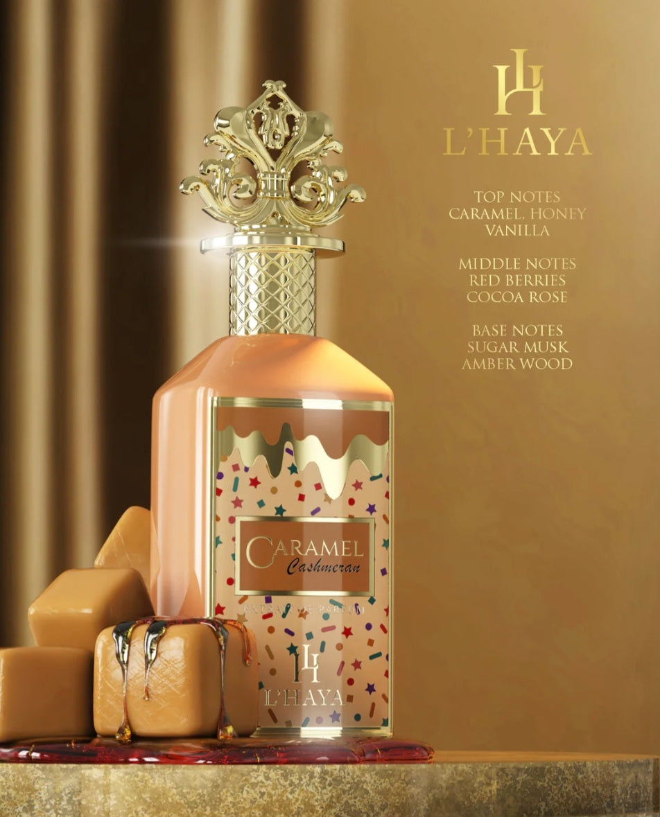 L HAYA CARAMEL CASHMERAN EXTRAIT DE PARFUM 3.04OZ