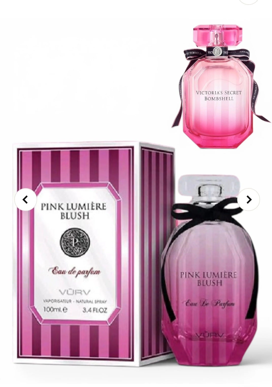 PINK LUMIERE BLUSH EAU DE PARFUM VURV 3.4OZ