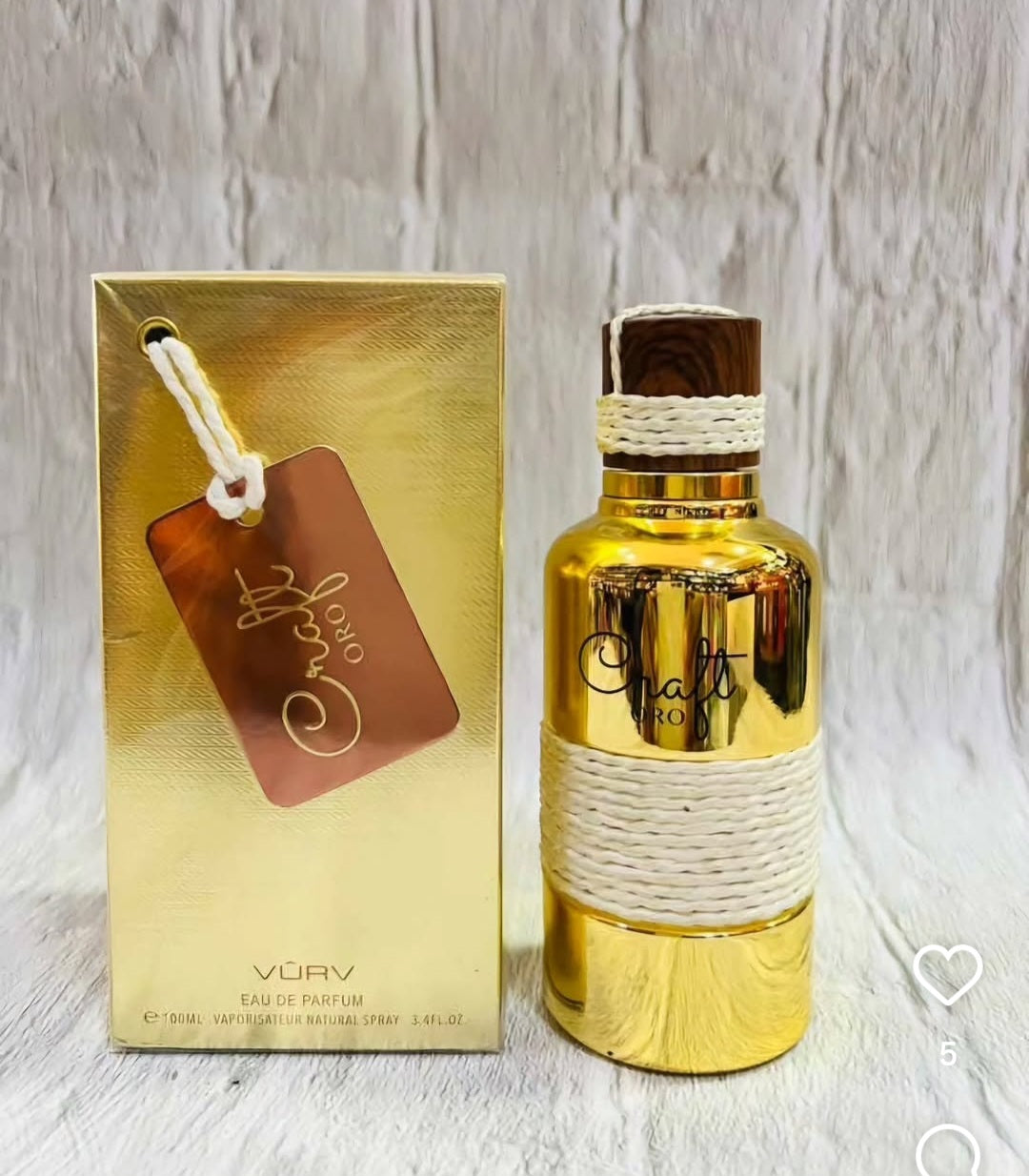 CRAFT OR EAU DE PARFUM 3.04OZ BY VURV