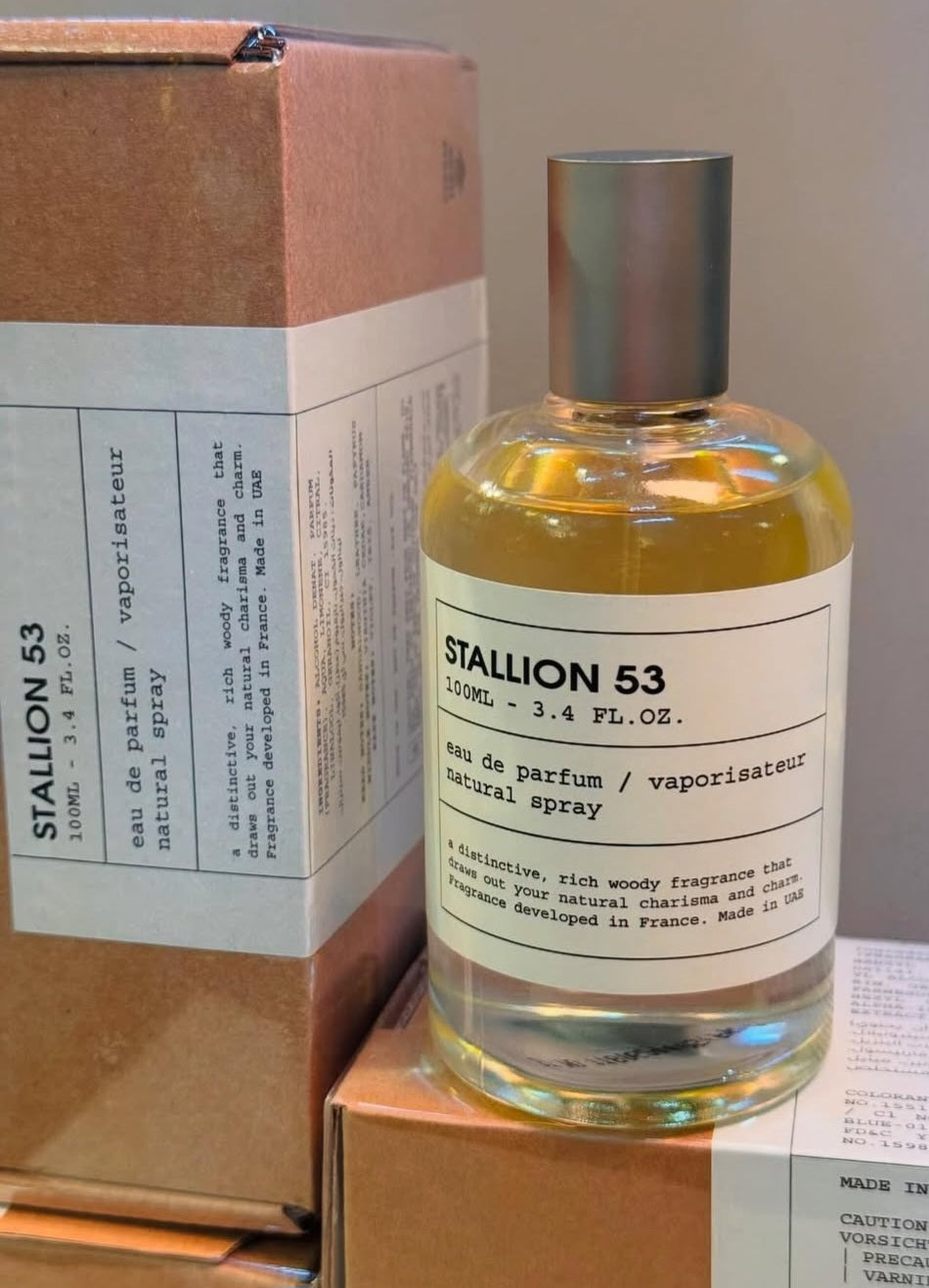EMPER Stallion 53 3.4 oz EDP for unisex (Ins: Le Labo Santal 33)