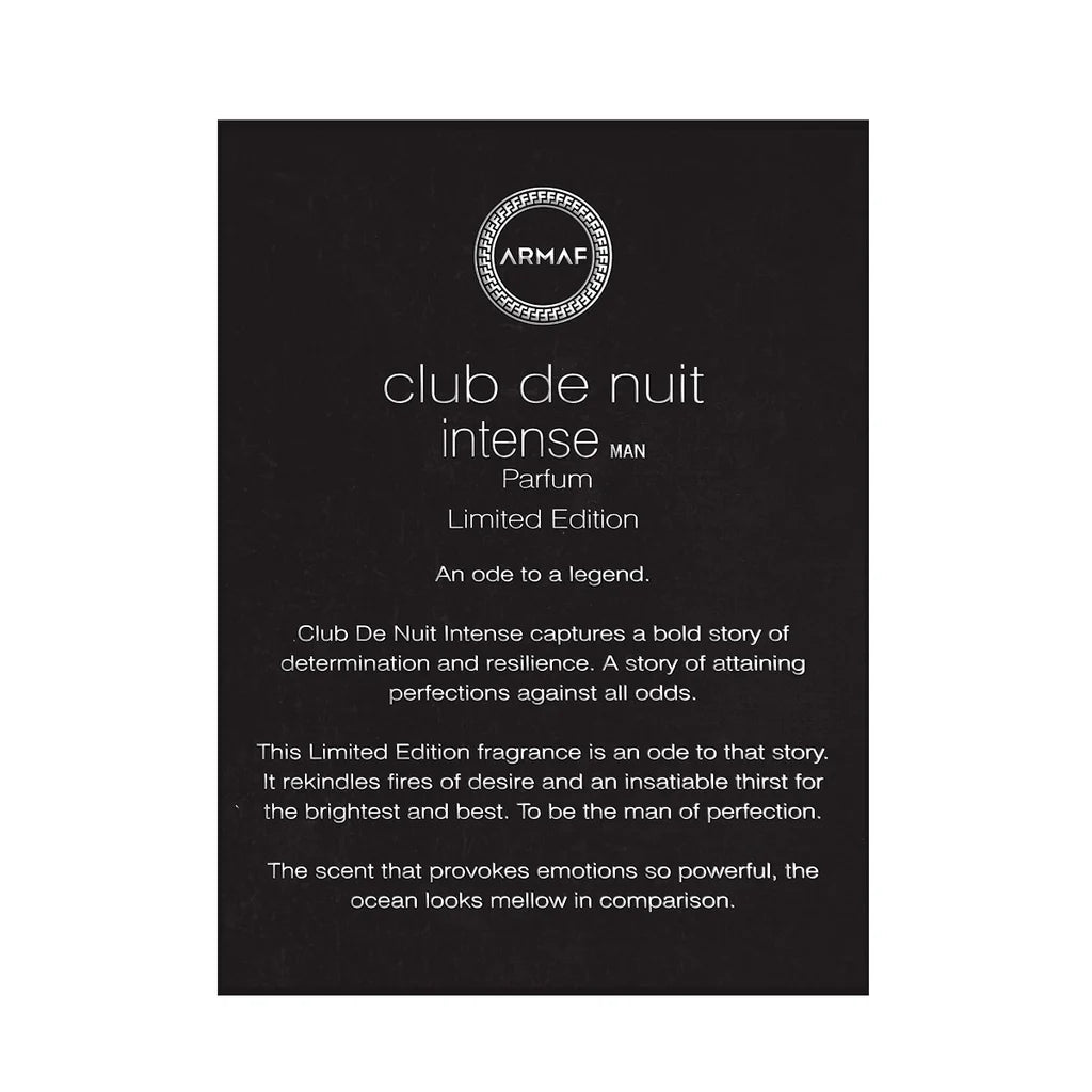 Armaf Club de Nuit Intense Man Parfum Limited Edition 105ML