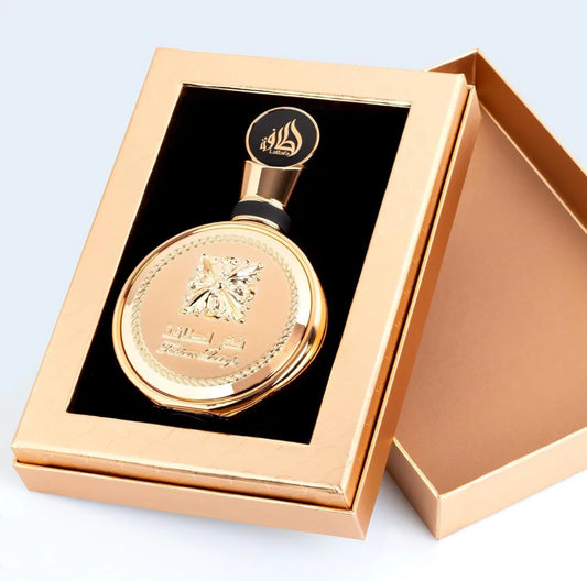 Lattafa Fakhar Gold Extrait Eau de Perfume 3.4 onzas (Ins: Paco Rabanne 1 Million Parfum)