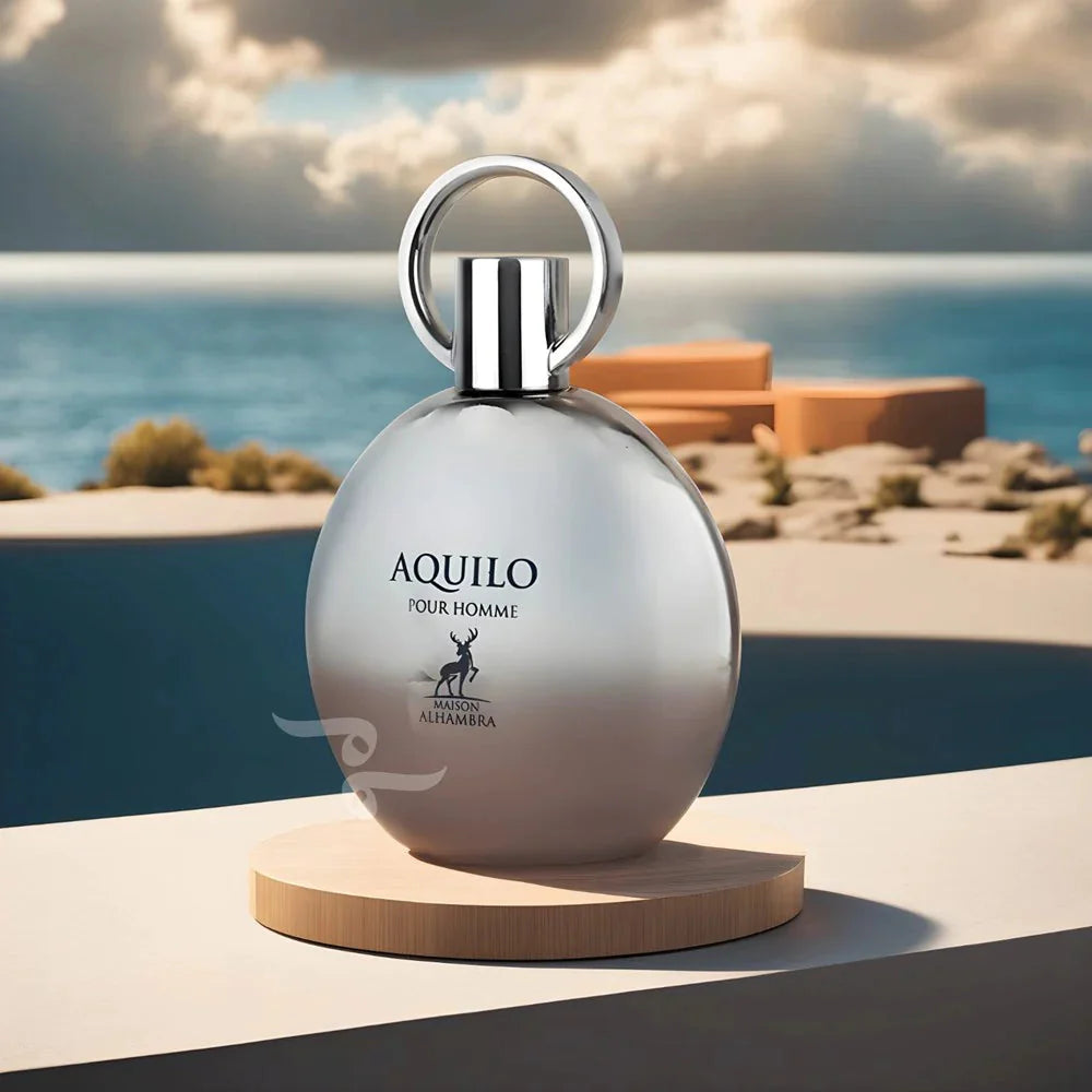 AQUILO POUR HOMME MAISON Al HAMBRA 100ml (Ins: Bvlgari Aqva Pour Homme)