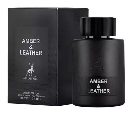 AMBER & LEATHER BY MAISON ALHAMBRA inspired  by TOM FORD OMBRE LEATHER