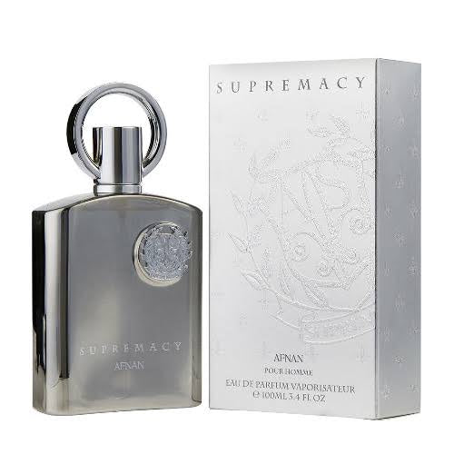 AFNAN SUPREMACY SILVER MEN 3.4 OZ. EDP SP (Ins: Creed Silver Mountain)