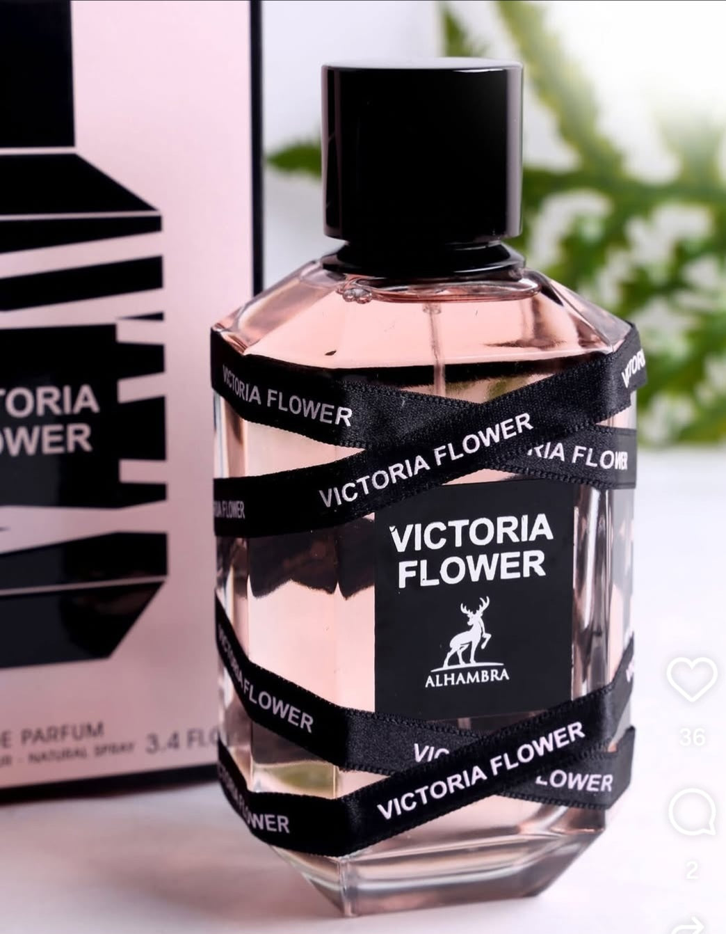 VICTORIA FLOWER EAU DE PARFUM 3.04OZ  BY MAISON ALHAMBRA