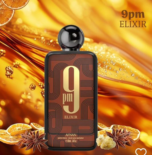 9PM ELIXIR EDP. 100ML (3.4OZ) BY AFNAN  (NEW LAUNCH)