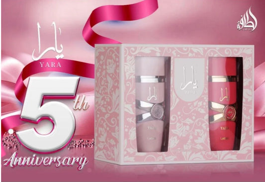 YARA SET EAU DE PARFUM 3.04OZ BY LATTAFA