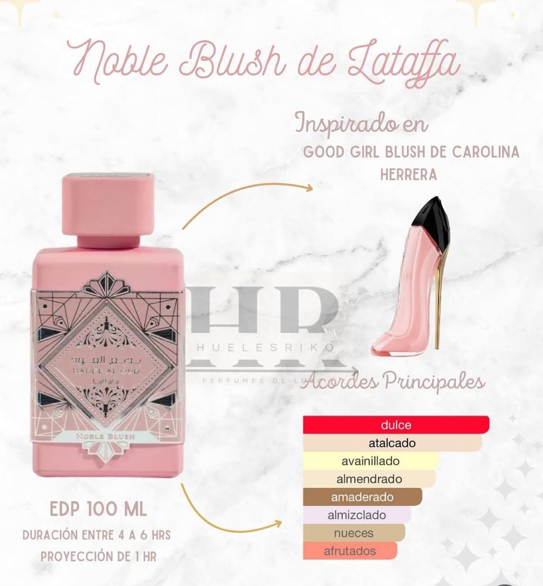 BADEE AL OUD NOBLE BLUSH LATTAFA  PERFUME