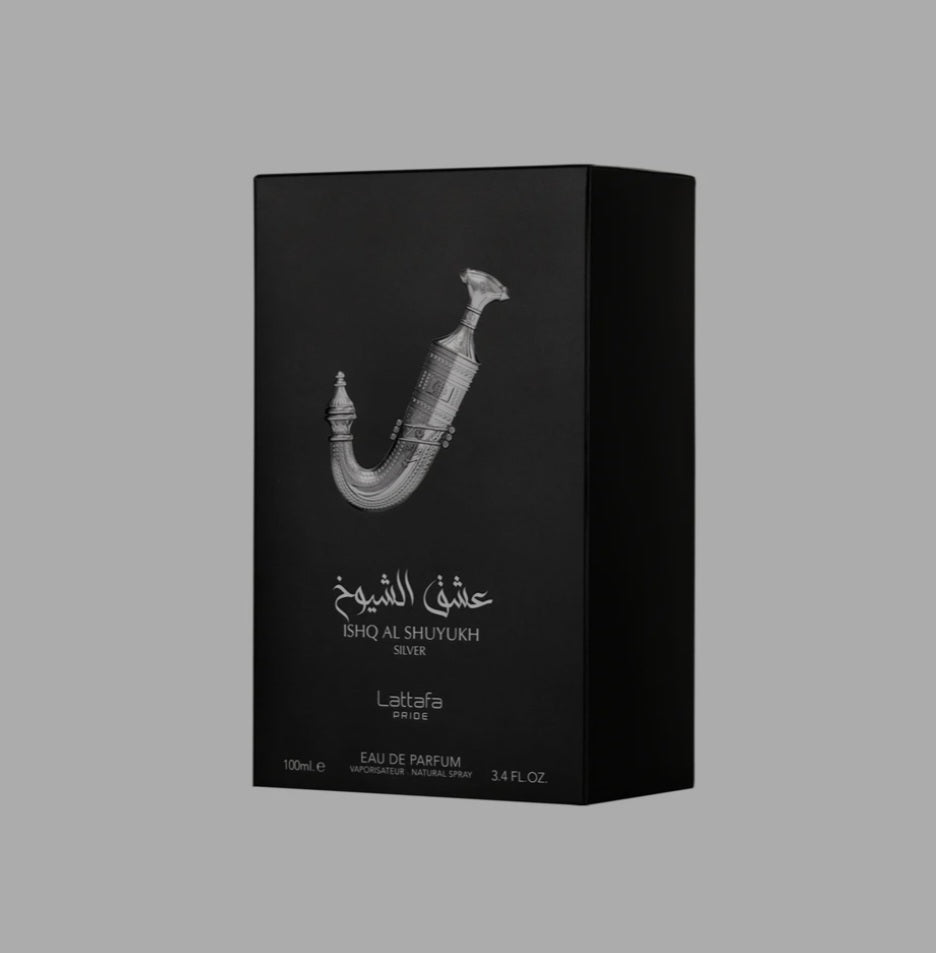 ISHQ AL SHUYUKH SILVER EAU DE PARFUM 3.04OZ BY LATTAFA