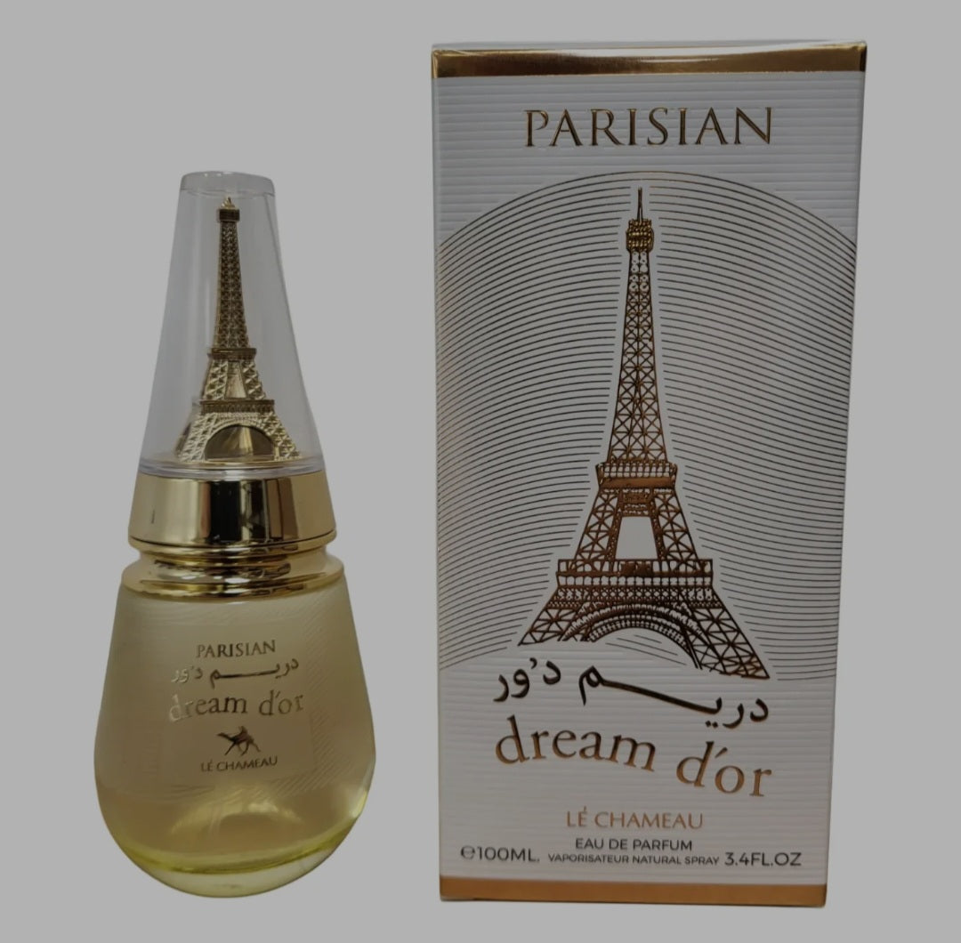 PARISIAN DREAM D'OR BY LE CHAMEAU EAU DE PARFUM 3.04OZ