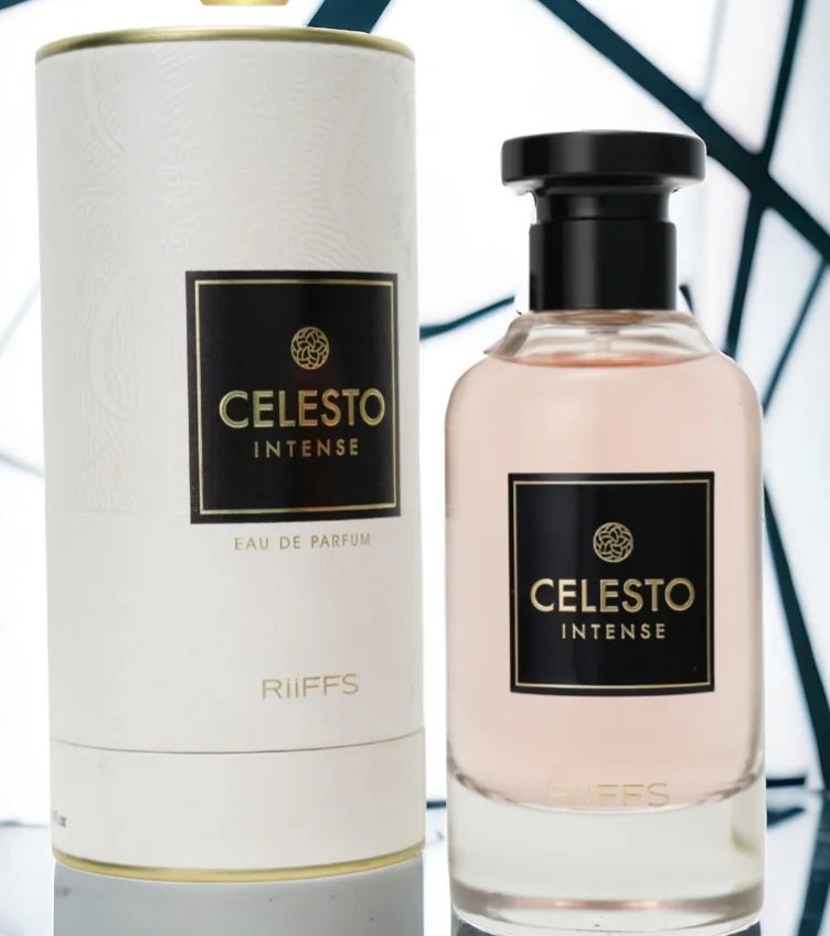 CELESTO INTENSE  EAU DE PARFUM  BY RIFFS 3.4OZ