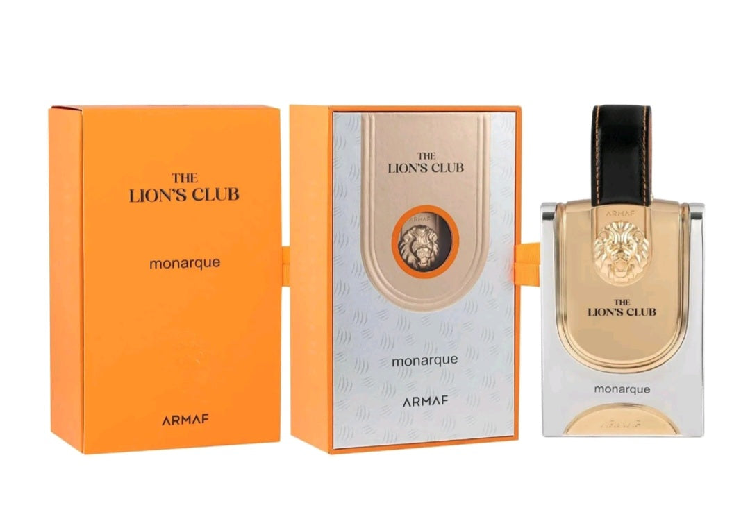 THE LION'S CLUB MONARQUE BY ARMAF 3.4oz.. INSPIRED BY PARFUM DE MARLY ALTHAIR