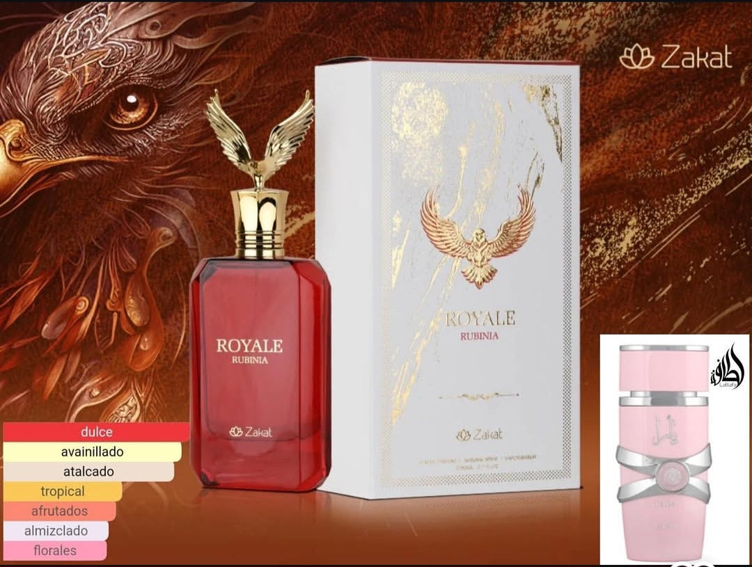 ROYALE RUBINIA EAU DE PARFUM 3.04OZ BY zakat