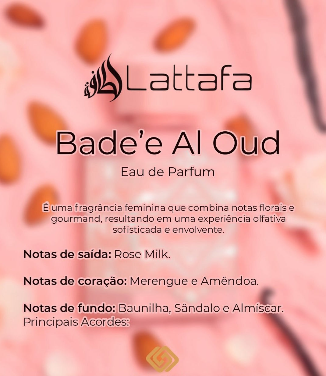 BADEE AL OUD NOBLE BLUSH LATTAFA  PERFUME