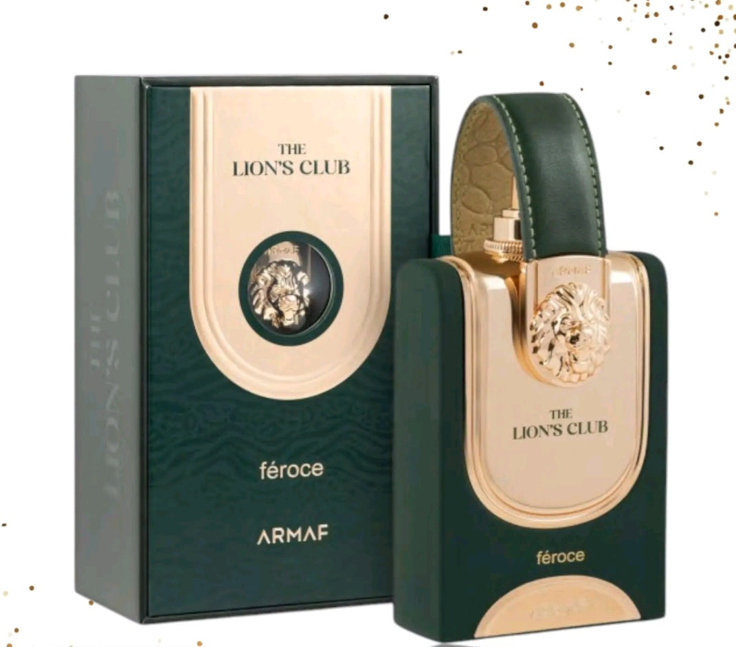 THE LION'S CLUB FEROCE BY ARMAF 3.4 OZ ...INSPIRED  BY PARFUMES DE MARLY PARIS HALTANE
