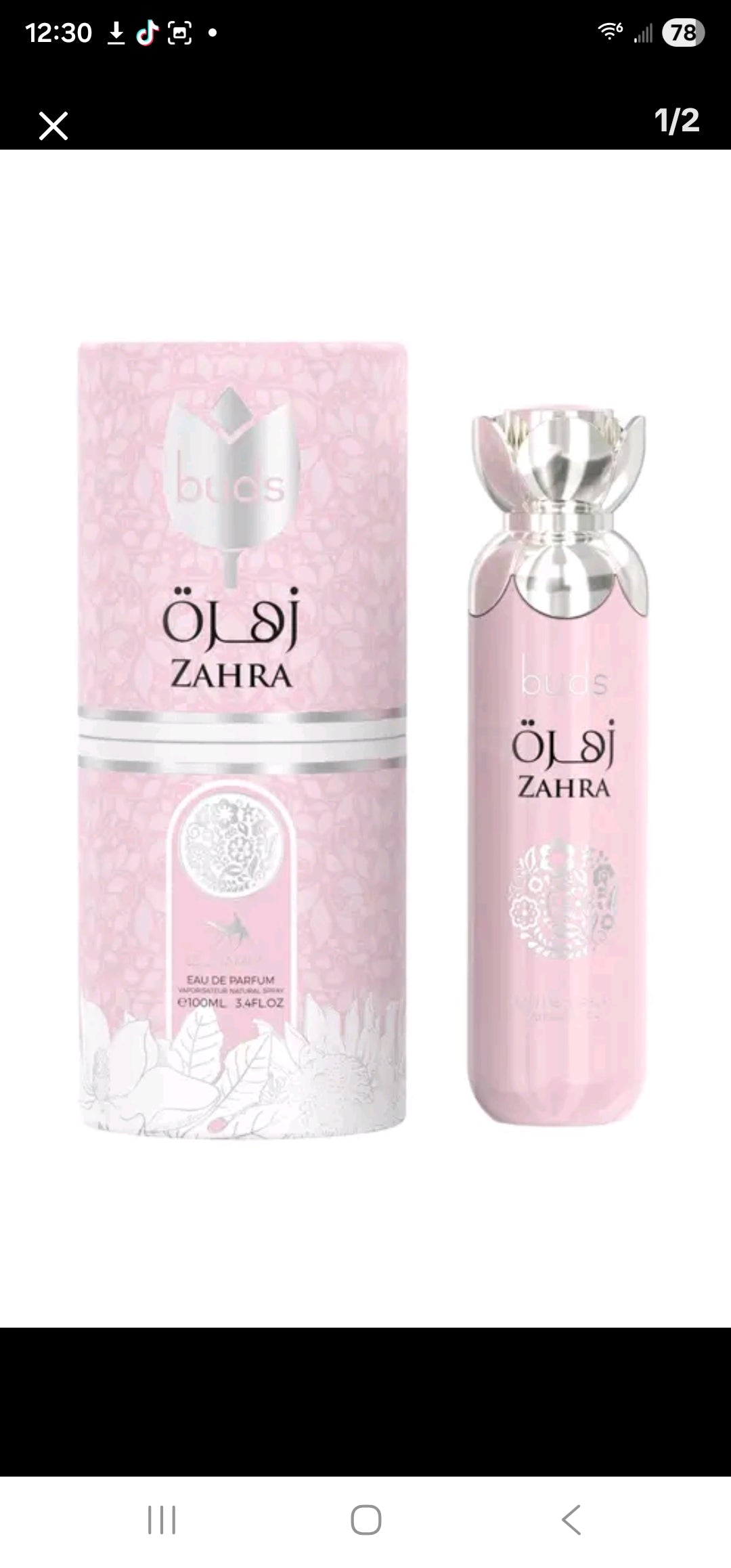 BUDS ZAHRA EAU DE PARFUM 3.04OZ