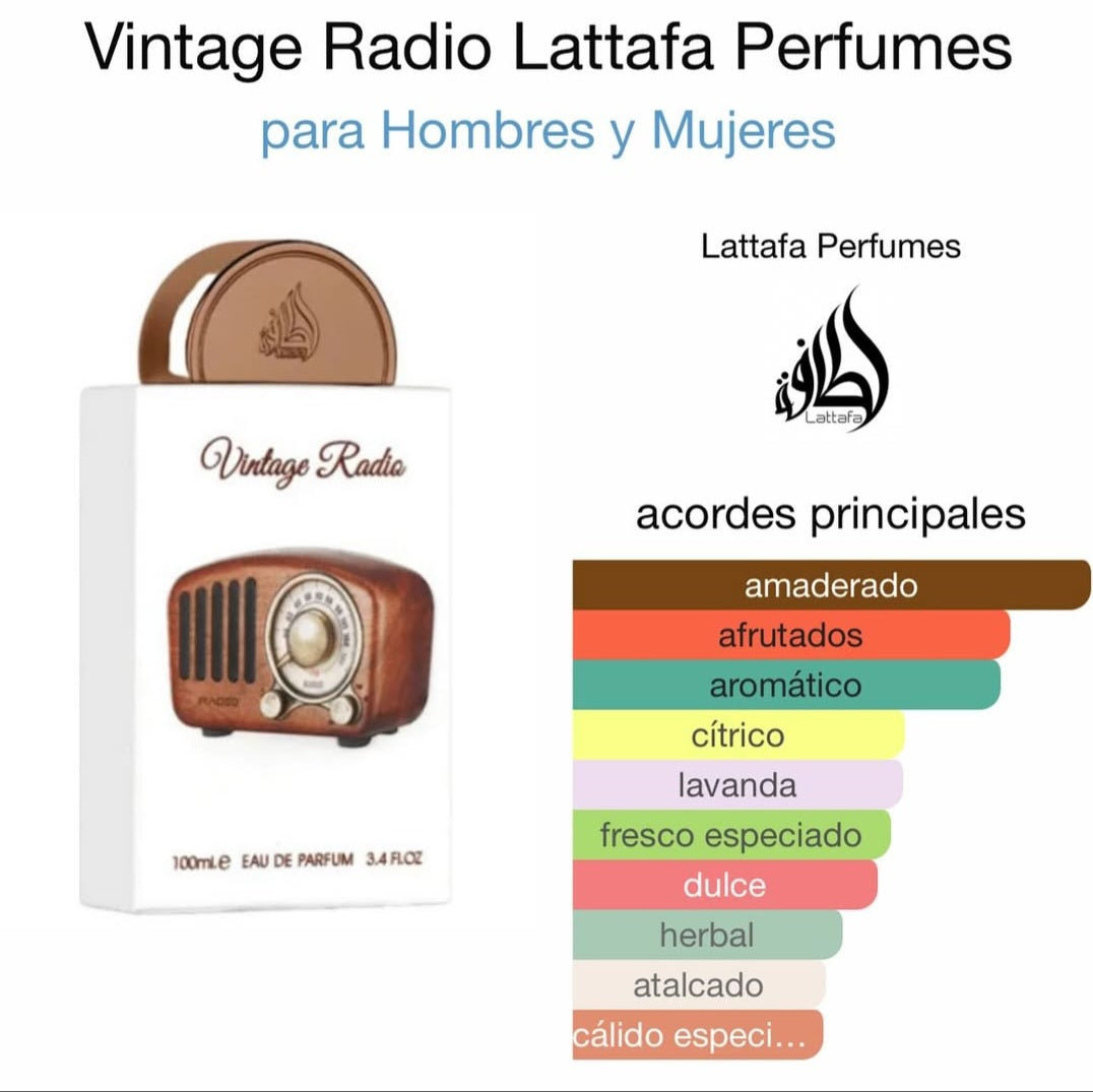 VINTAGE RADIO EAU DE PARFUM  3.04OZ