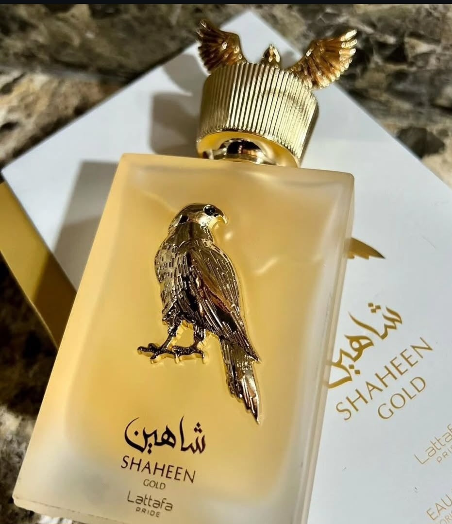 SHAHEEN GOLD BY LATTAFA  3.4OZ EAU DE PARFUM