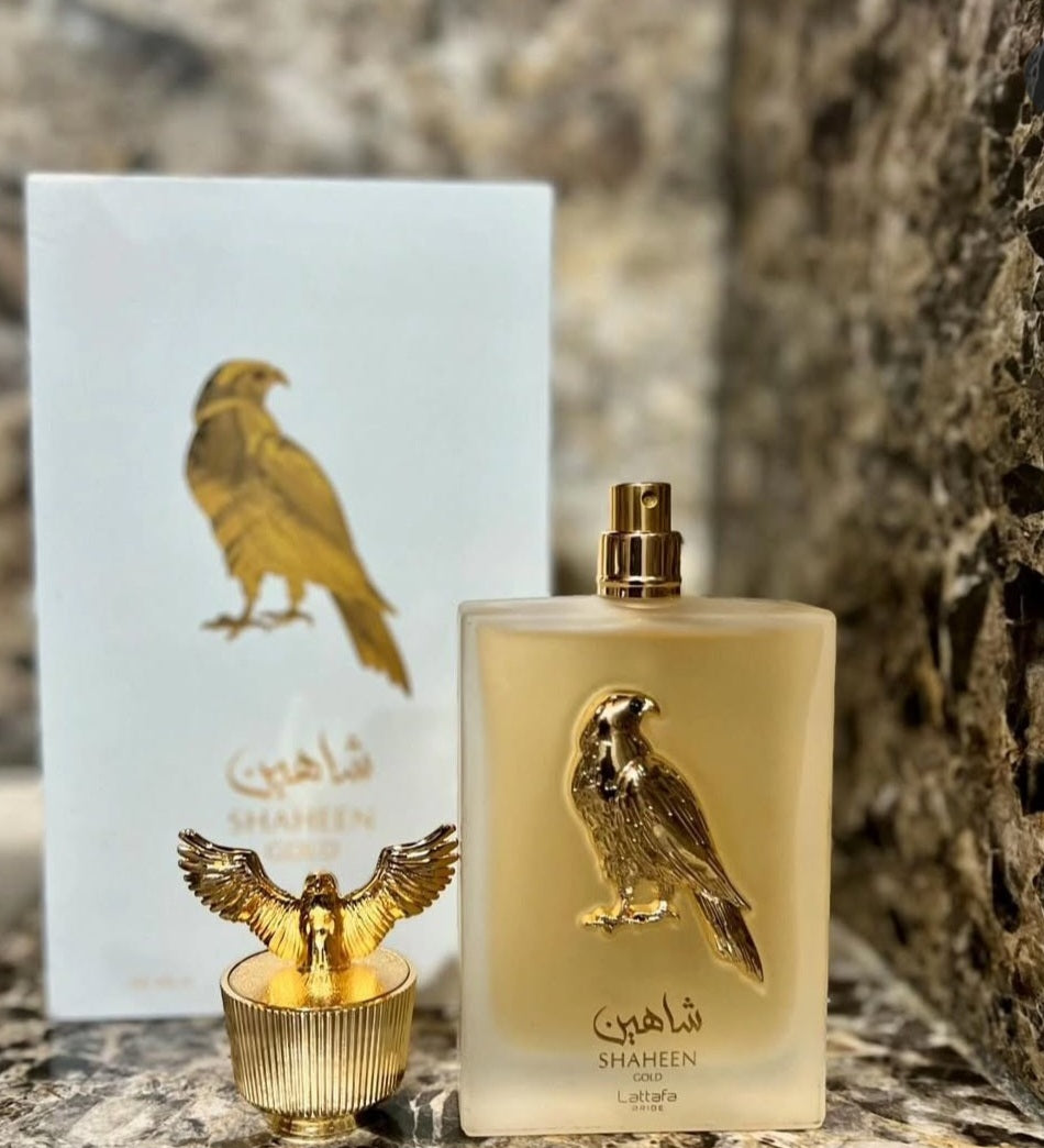 SHAHEEN GOLD BY LATTAFA  3.4OZ EAU DE PARFUM