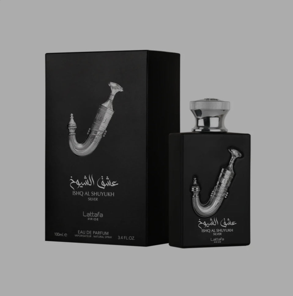 ISHQ AL SHUYUKH SILVER EAU DE PARFUM 3.04OZ BY LATTAFA