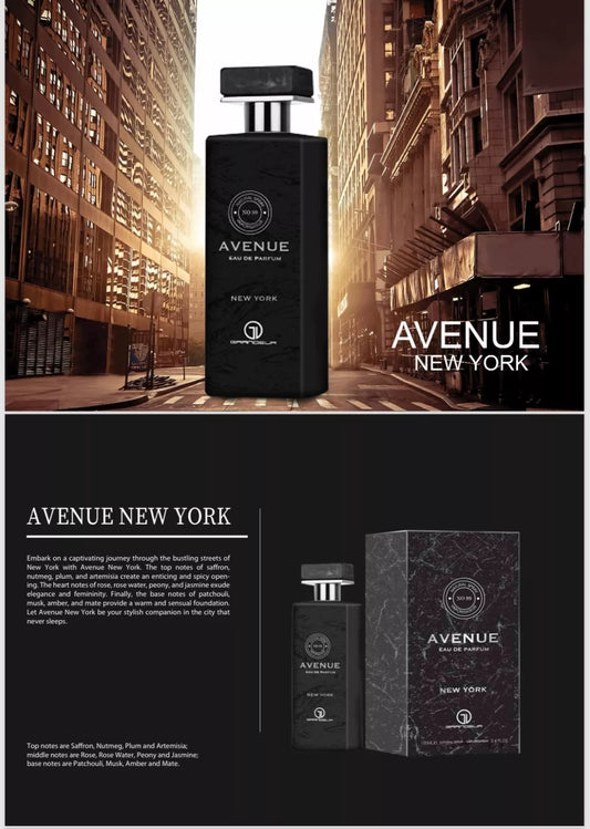 Avenue New York Grandeur Eau De Parfum Men 100 ml EDP For Him (Ins: Bond No. 9 Lafayette Street)