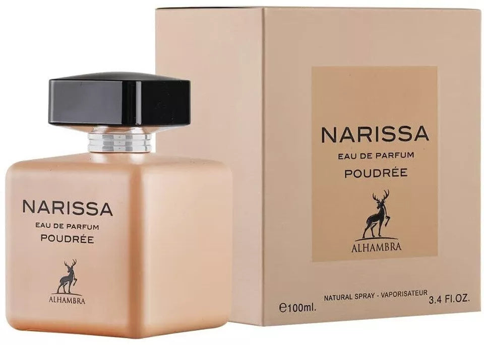 Maison Alhambra Narissa Poudrée EDP Spray for Women, 3.4 Ounce